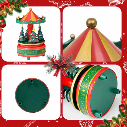 Ownkoti Christmas Tree Carousel Music Box Decor - image 7
