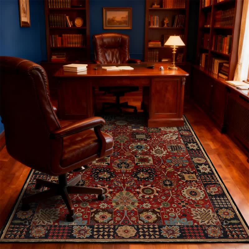 Ownkoti Vintage Persian Rectangle Washable Area Rug - 8' x 10' - image 0