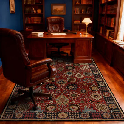 Ownkoti Vintage Persian Rectangle Washable Area Rug - 8' x 10' - image 0