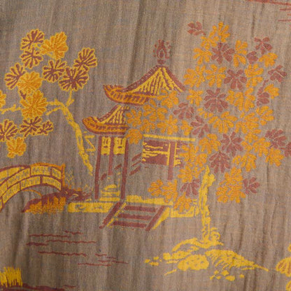 Ownkoti Landscape Jacquard Cotton Gauze Kimono Robe - image 3