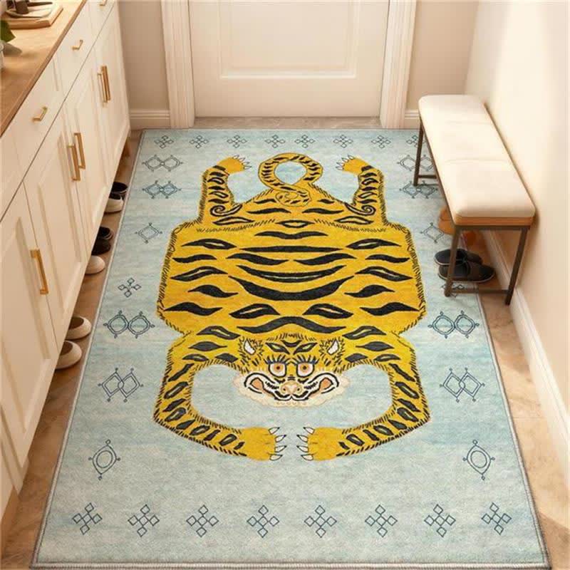 Ownkoti Ethnic Tibetan Tiger Rectangle Area Rug - image 14