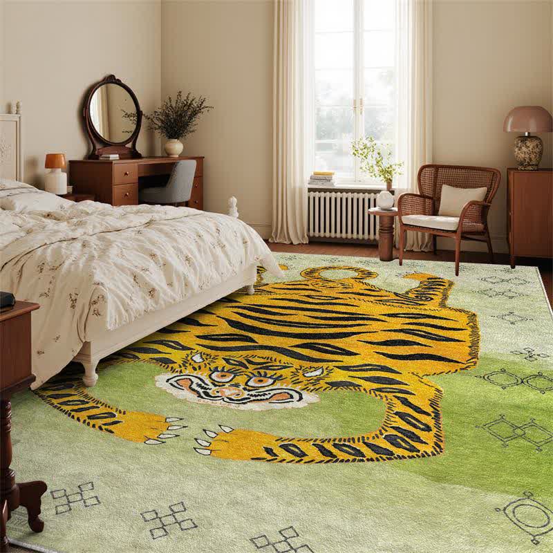 Ownkoti Ethnic Tibetan Tiger Rectangle Area Rug - image 8