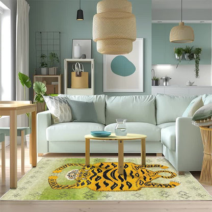 Ownkoti Ethnic Tibetan Tiger Rectangle Area Rug - image 7