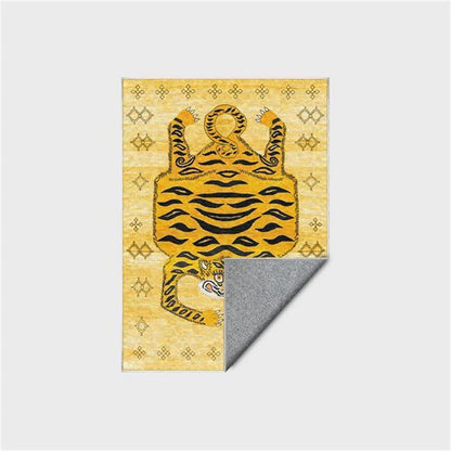 Ownkoti Ethnic Tibetan Tiger Rectangle Area Rug - image 5