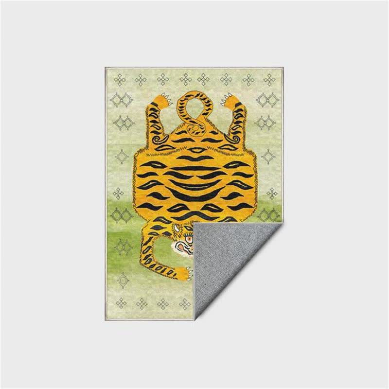Ownkoti Ethnic Tibetan Tiger Rectangle Area Rug - image 11
