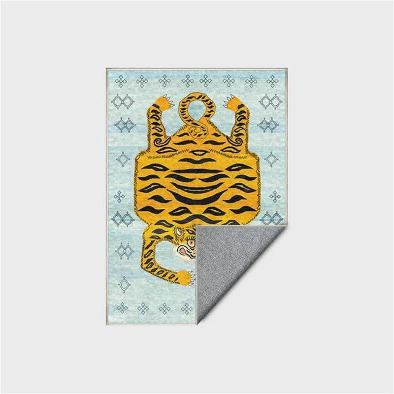 Ownkoti Ethnic Tibetan Tiger Rectangle Area Rug - image 17
