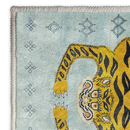 Ownkoti Ethnic Tibetan Tiger Rectangle Area Rug - image 16