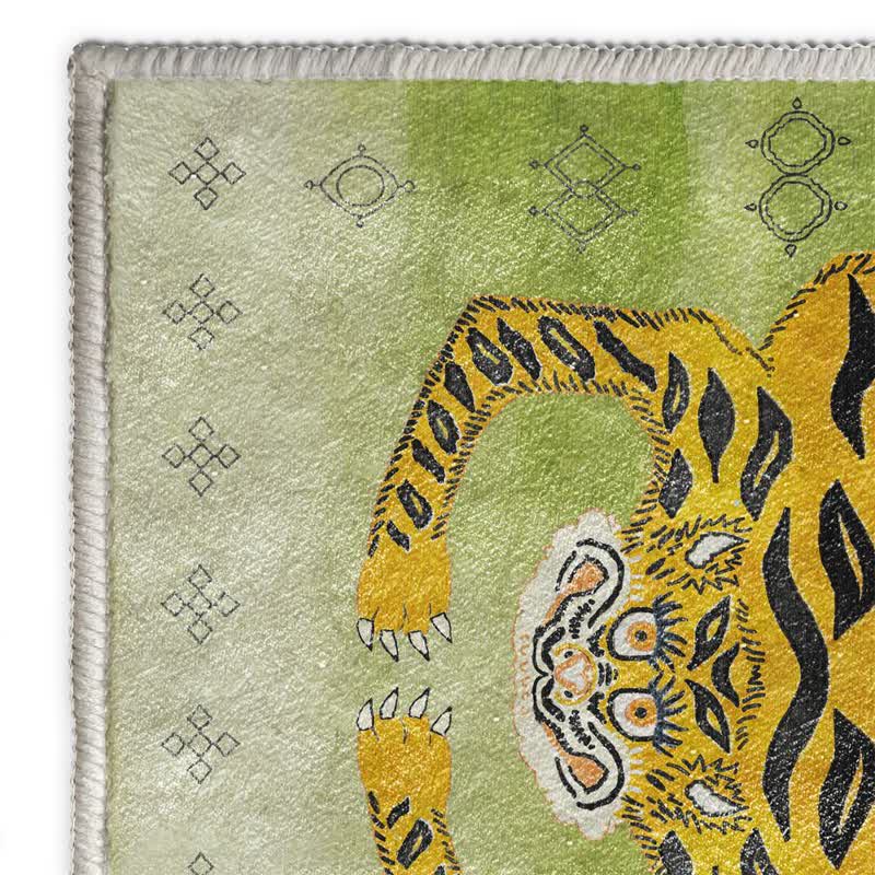 Ownkoti Ethnic Tibetan Tiger Rectangle Area Rug - image 10