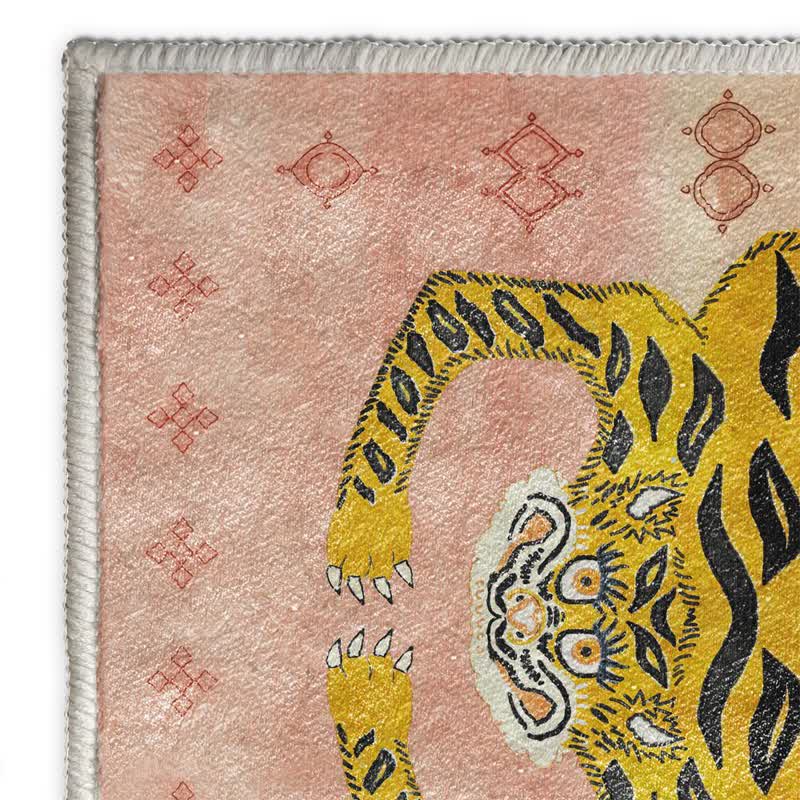 Ownkoti Ethnic Tibetan Tiger Rectangle Area Rug - image 23