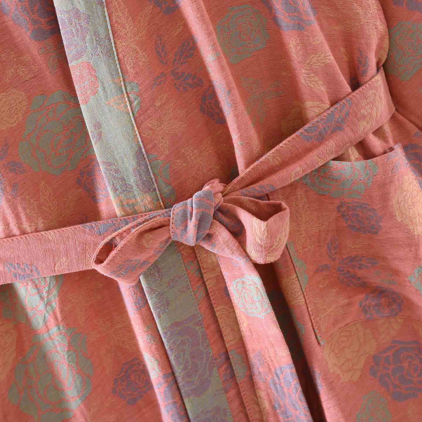 Ownkoti Romantic Rose Cotton Gauze Kimono Robe - image 3