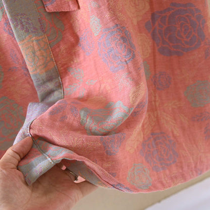 Ownkoti Romantic Rose Cotton Gauze Kimono Robe - image 4