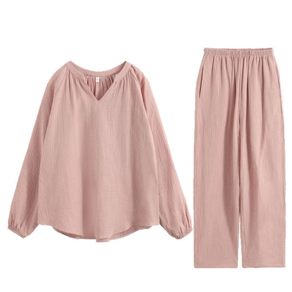 Ownkoti Minimalist V-neck Cotton Loungewear Set - image 7