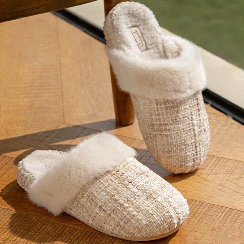 Ownkoti Closed-Toe Plush Warm Slippers - image 4