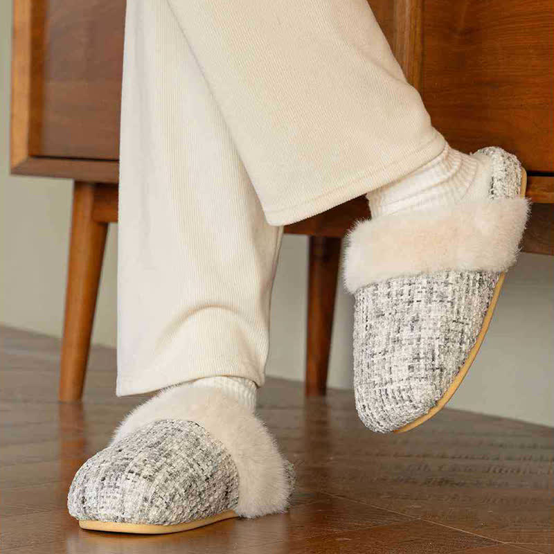 Ownkoti Closed-Toe Plush Warm Slippers - image 9