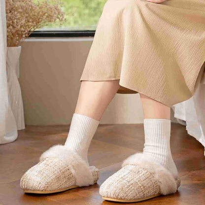 Ownkoti Closed-Toe Plush Warm Slippers - image 2
