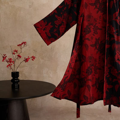 Ownkoti Peony Cotton Jacquard Kimono Robe - image 3