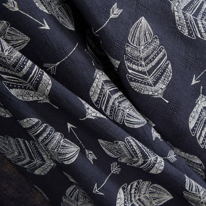 Ownkoti Leaf Arrow Cotton Kimono Robe - image 6