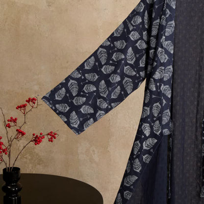 Ownkoti Leaf Arrow Cotton Kimono Robe - image 5