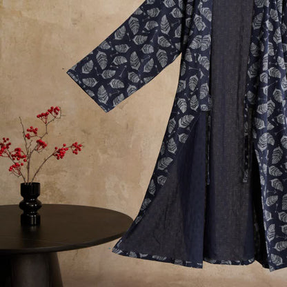 Ownkoti Leaf Arrow Cotton Kimono Robe - image 3