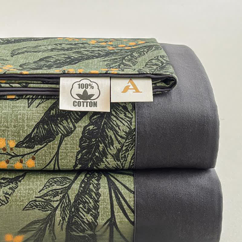 Ownkoti Botanical Berry Brushed Cotton Sheet Bedspread - image 4