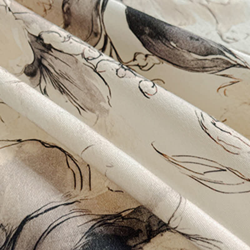 Ownkoti Elegant Peony Brushed Cotton Sheet Bedspread - image 3