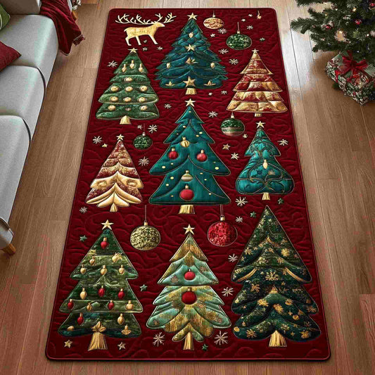 Ownkoti Christmas Tree Inspired Decorative Rug - A - 23" x 79" - image 0