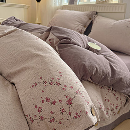 Ownkoti Elegant Plum Blossom Bedding Set - image 3