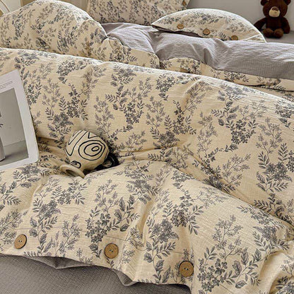 Ownkoti Elegant Floral Leaf Bedding Set - image 5