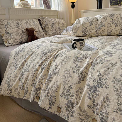 Ownkoti Elegant Floral Leaf Bedding Set - image 4