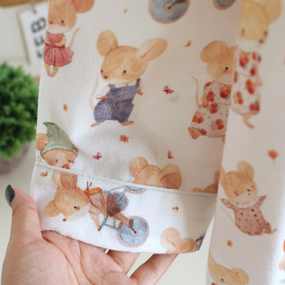 Ownkoti Cartoon Animal Brushed Cotton Loungewear Set - image 7