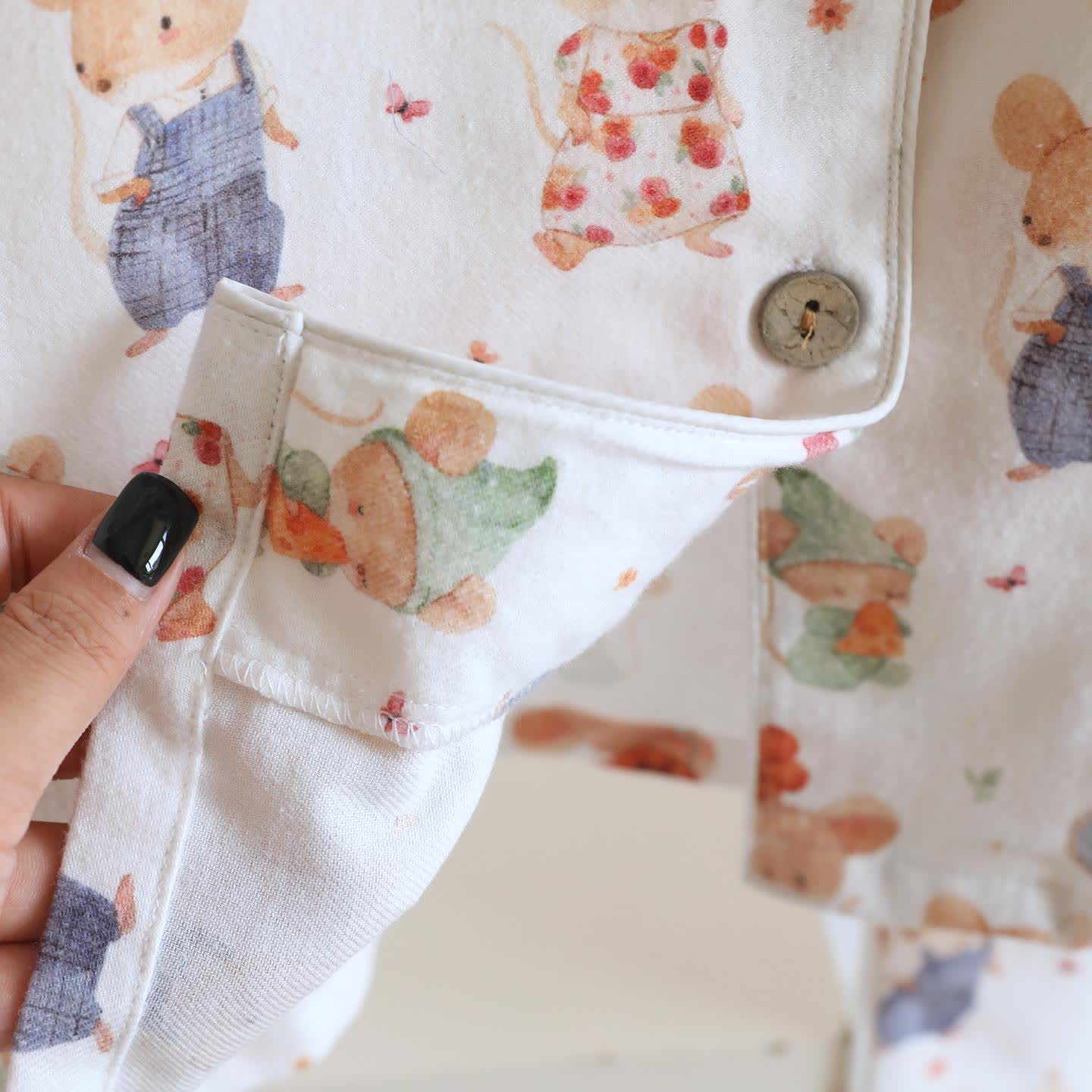 Ownkoti Cartoon Animal Brushed Cotton Loungewear Set - image 5