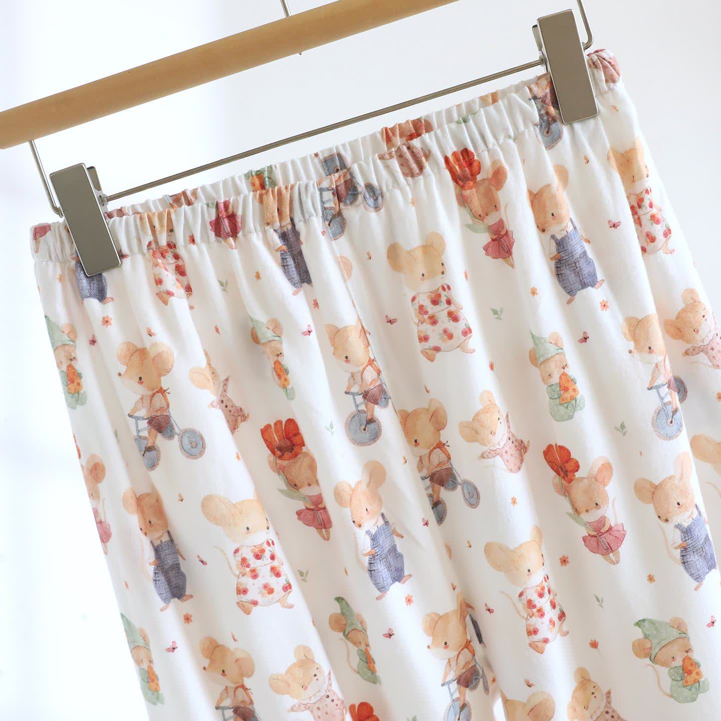 Ownkoti Cartoon Animal Brushed Cotton Loungewear Set - image 8