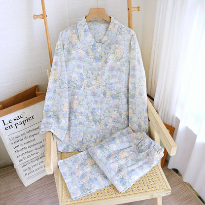 Ownkoti Swan Garden Brushed Cotton Loungewear Set - image 1