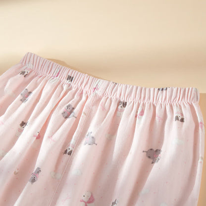 Ownkoti Cute Dog Cat Brushed Cotton Loungewear Set - image 6