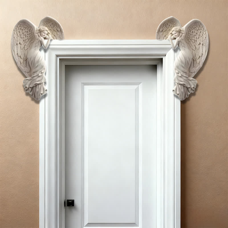 Ownkoti Door Frame Angel Wings Sculpture - Left & Right - image 2