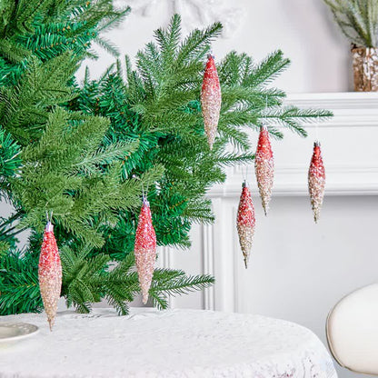 Ownkoti Gradient Glitter Christmas Tree Ornament Set - image 2