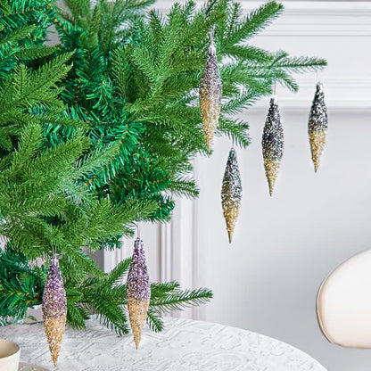 Ownkoti Gradient Glitter Christmas Tree Ornament Set - image 0