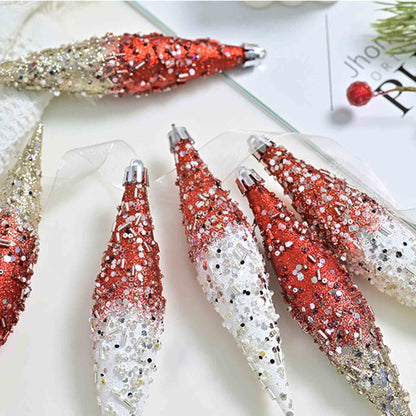 Ownkoti Gradient Glitter Christmas Tree Ornament Set - image 13