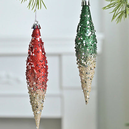 Ownkoti Gradient Glitter Christmas Tree Ornament Set - image 6