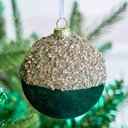 Ownkoti Christmas Velvet Balls With Glitter Accents - image 16