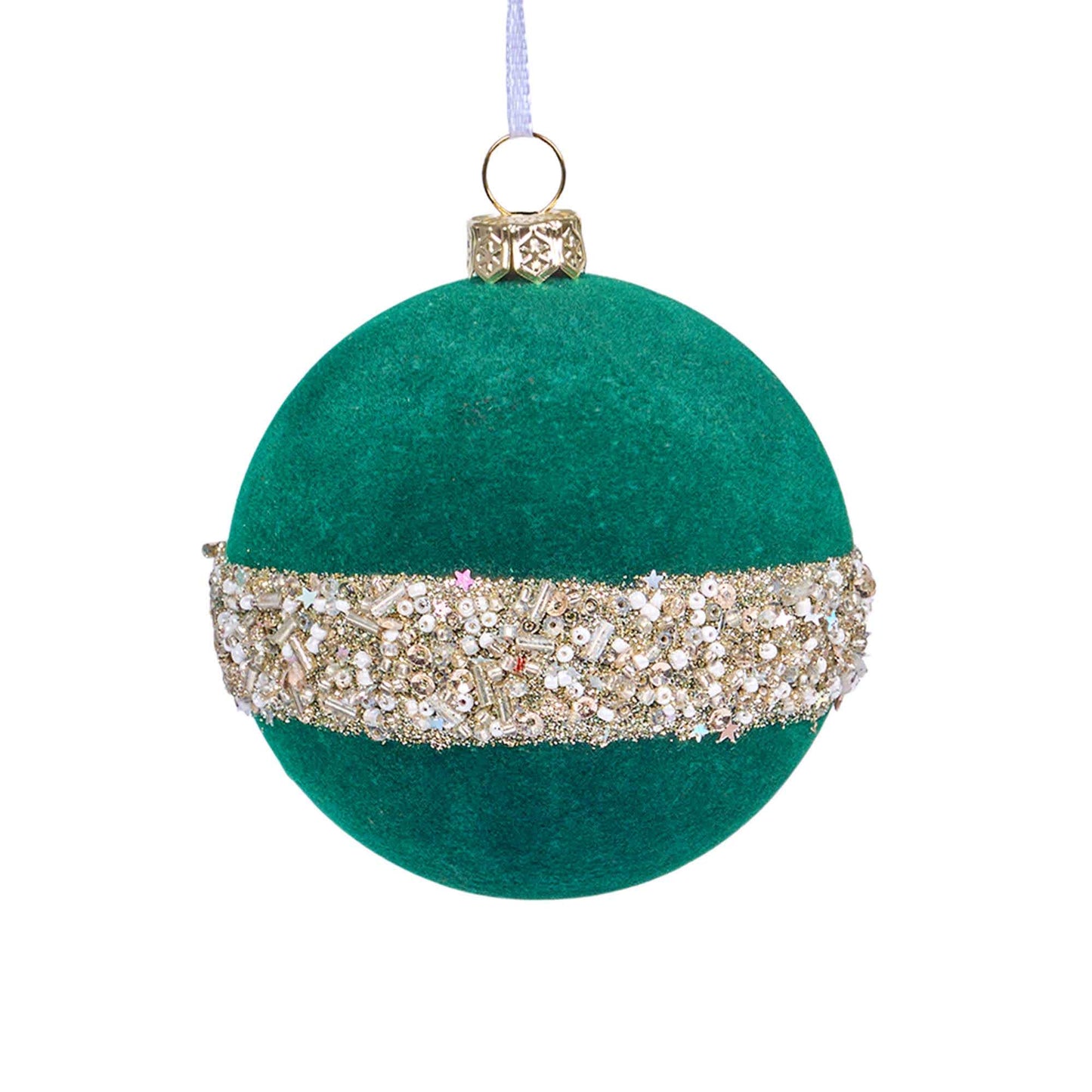 Ownkoti Christmas Velvet Balls With Glitter Accents - image 21