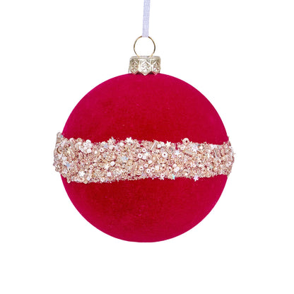 Ownkoti Christmas Velvet Balls With Glitter Accents - image 10