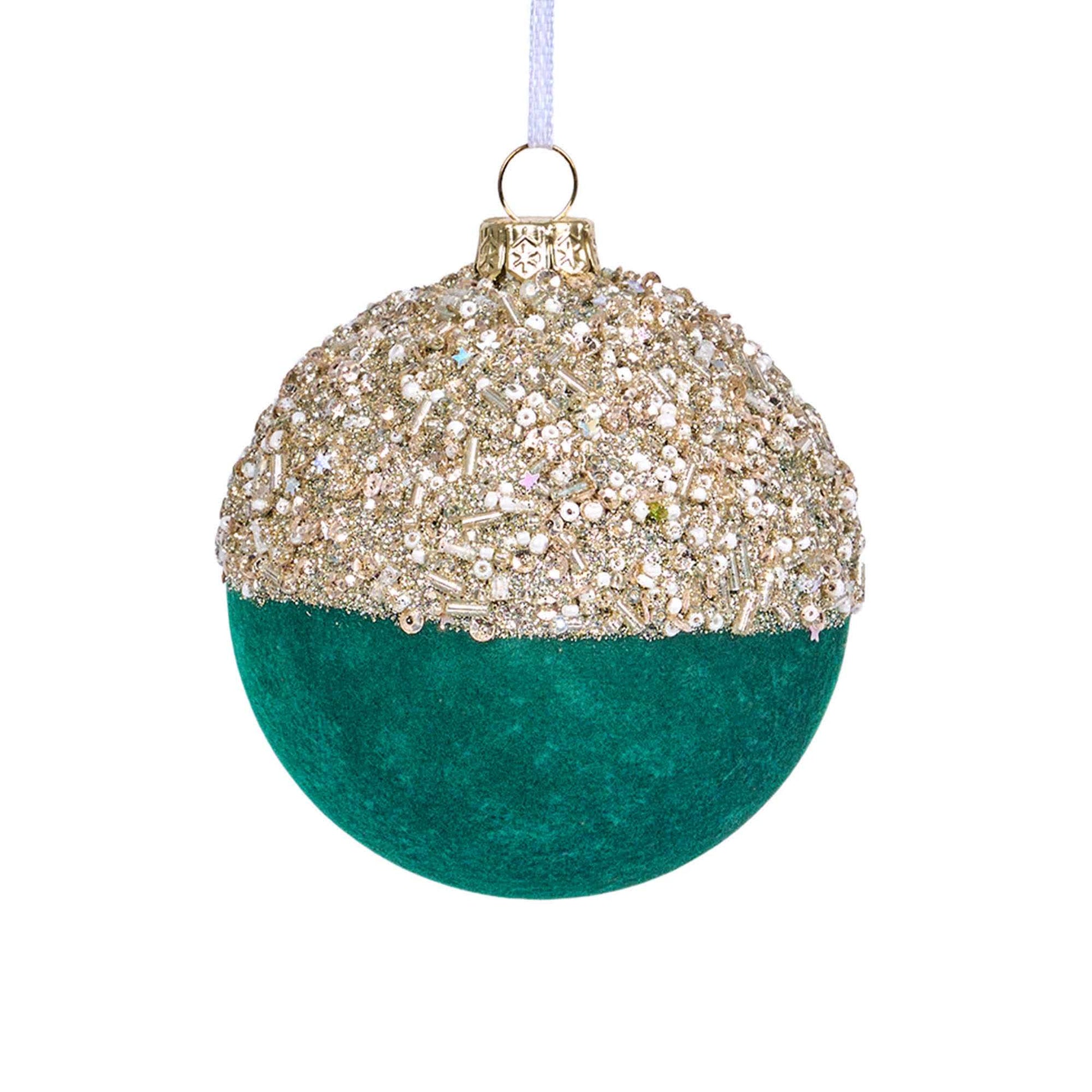 Ownkoti Christmas Velvet Balls With Glitter Accents - image 22