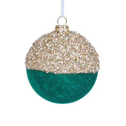 Ownkoti Christmas Velvet Balls With Glitter Accents - image 22
