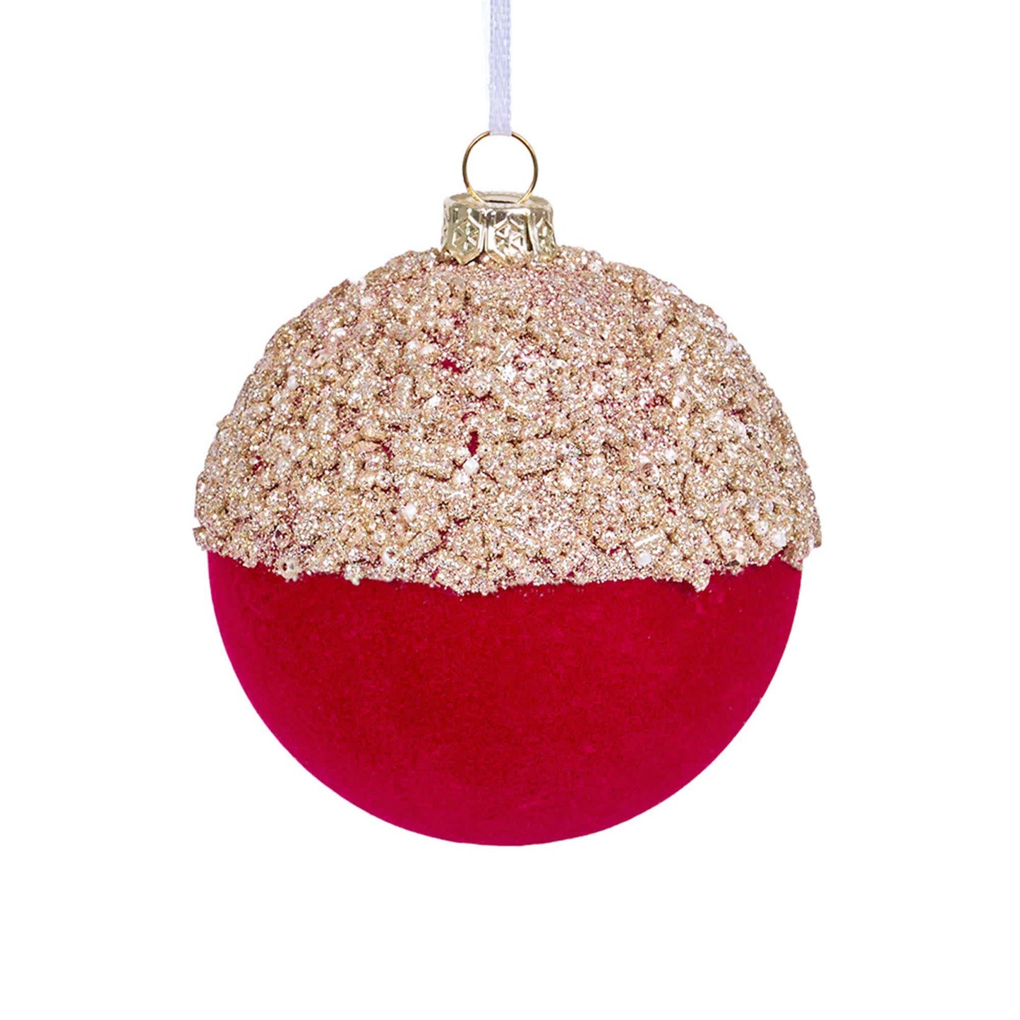 Ownkoti Christmas Velvet Balls With Glitter Accents - image 9