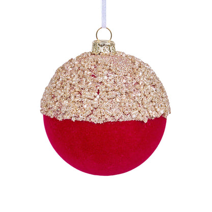 Ownkoti Christmas Velvet Balls With Glitter Accents - image 11