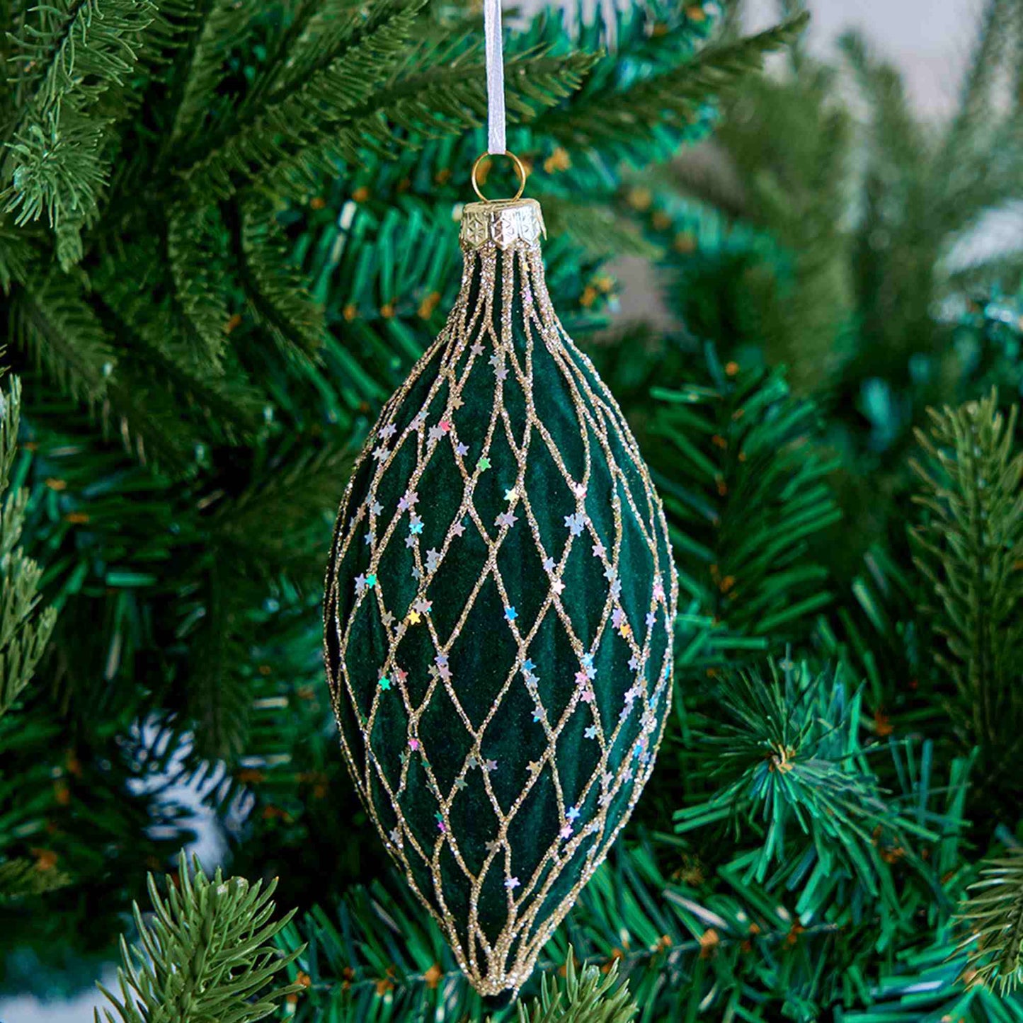 Ownkoti Christmas Velvet Balls With Glitter Accents - image 15