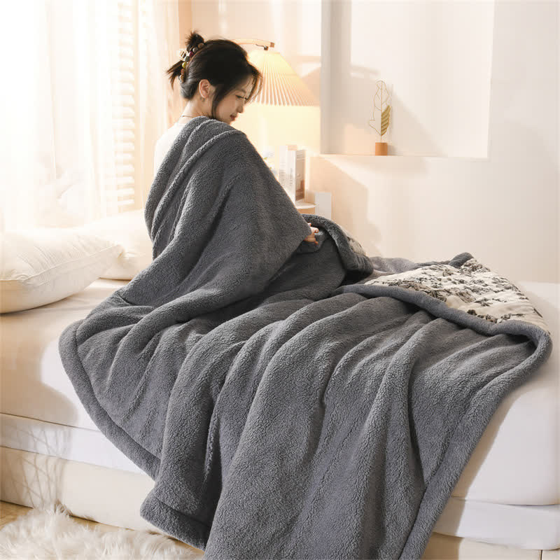 Ownkoti Elegant Floral Butterfly Throw Blanket - image 3