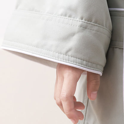 Ownkoti Minimalist Solid Color Pocket Child Bathrobe - image 9