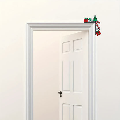 Ownkoti Christmas Tree Gift Door Frame Decor - Right - 4PCS - image 0
